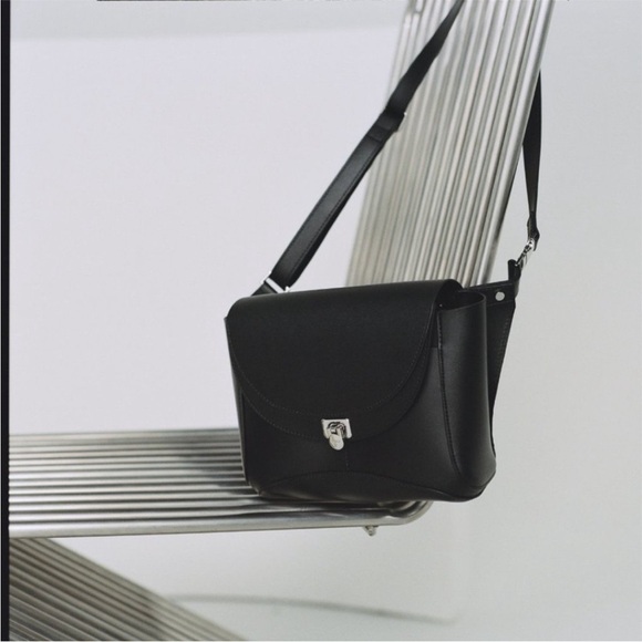 Colle Classic-Pro Demi  Black  Makeup Artist Leather Tool Bag Belt Bag Crossbody - Picture 8 of 16